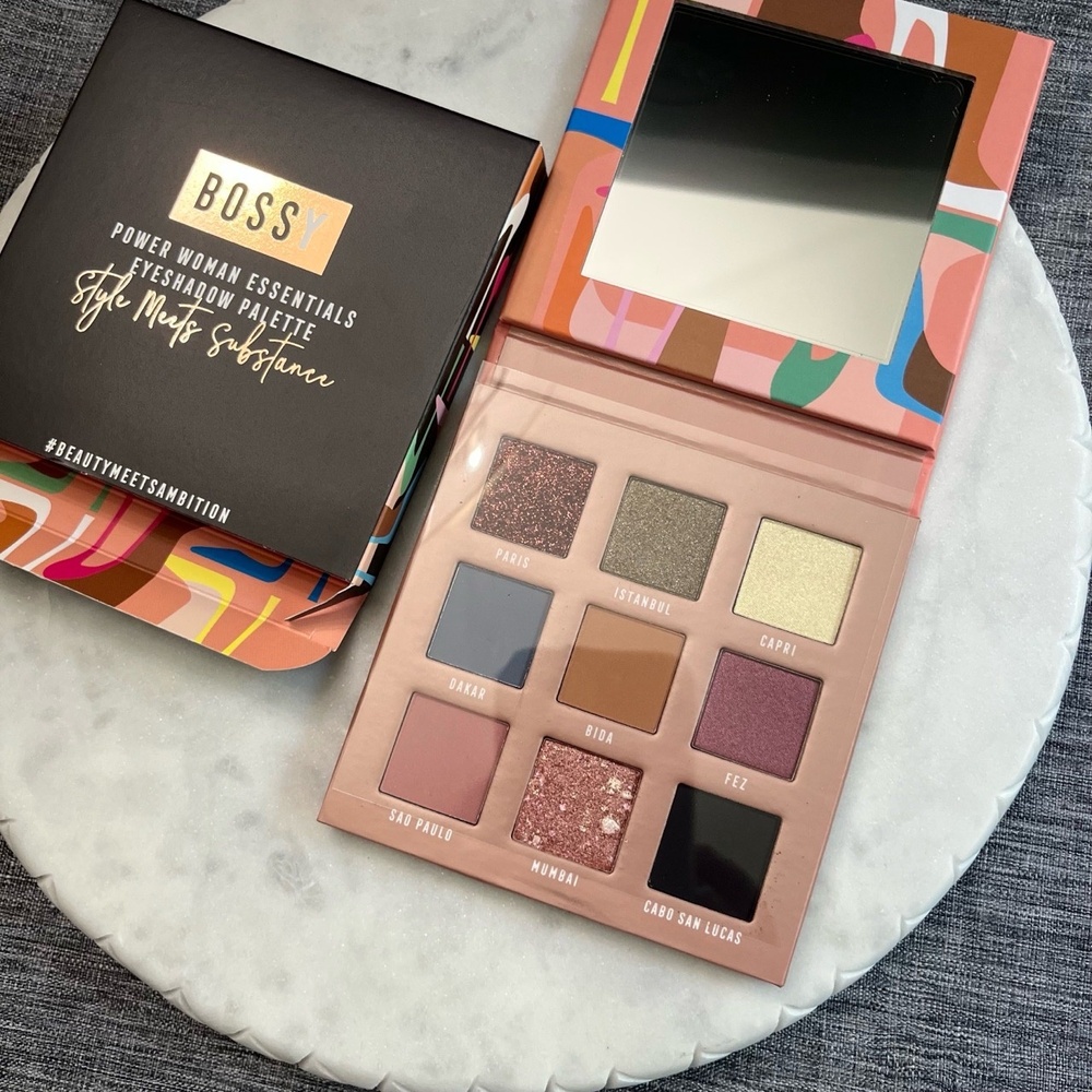 New NWT Bossy Cosmetics Eyeshadow Palette Style Meets Substance Makeup‎ Beauty